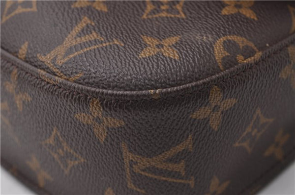 Auth Louis Vuitton Monogram Saint Cloud GM Shoulder Cross Bag M51242 LV 1300D
