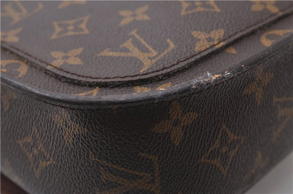 Auth Louis Vuitton Monogram Saint Cloud GM Shoulder Cross Bag M51242 LV 1300D