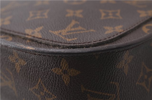 Auth Louis Vuitton Monogram Saint Cloud GM Shoulder Cross Bag M51242 LV 1300D