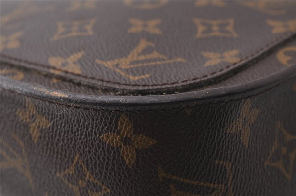 Auth Louis Vuitton Monogram Saint Cloud GM Shoulder Cross Bag M51242 LV 1300D