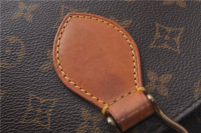 Auth Louis Vuitton Monogram Saint Cloud GM Shoulder Cross Bag M51242 LV 1300D