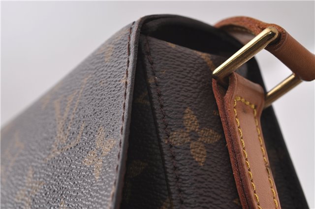 Auth Louis Vuitton Monogram Saint Cloud GM Shoulder Cross Bag M51242 LV 1300D