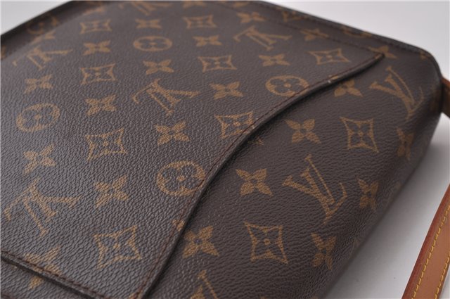 Auth Louis Vuitton Monogram Saint Cloud GM Shoulder Cross Bag M51242 LV 1300D