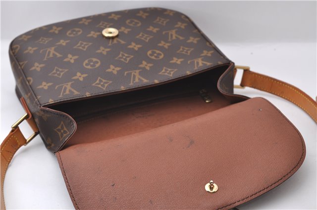 Auth Louis Vuitton Monogram Saint Cloud GM Shoulder Cross Bag M51242 LV 1300D