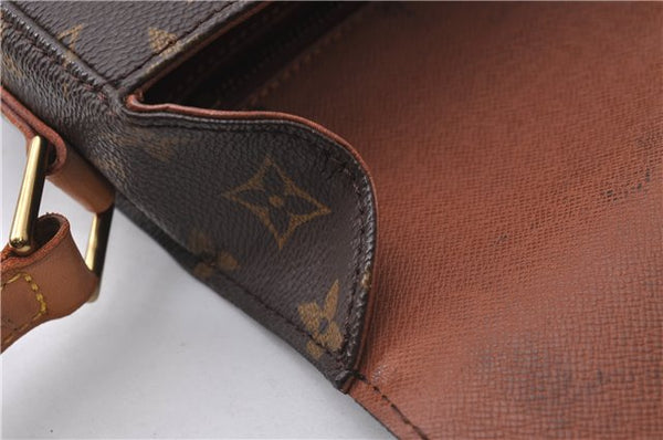 Auth Louis Vuitton Monogram Saint Cloud GM Shoulder Cross Bag M51242 LV 1300D