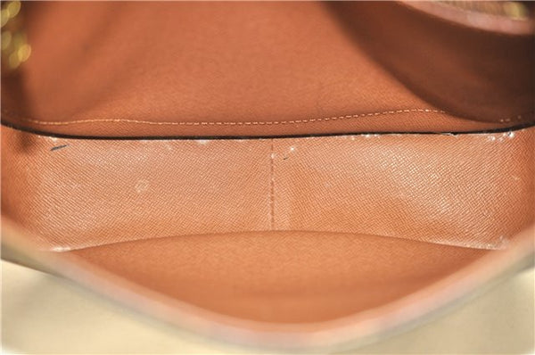 Auth Louis Vuitton Monogram Saint Cloud GM Shoulder Cross Bag M51242 LV 1300D