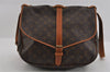 Authentic Louis Vuitton Monogram Saumur 35 Shoulder Cross Bag M42254 LV 1300I
