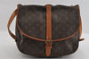 Authentic Louis Vuitton Monogram Saumur 35 Shoulder Cross Bag M42254 LV 1300I