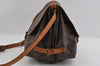 Authentic Louis Vuitton Monogram Saumur 35 Shoulder Cross Bag M42254 LV 1300I