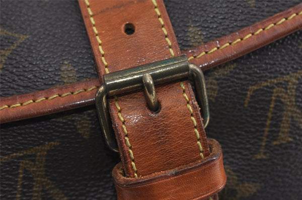 Authentic Louis Vuitton Monogram Saumur 35 Shoulder Cross Bag M42254 LV 1300I