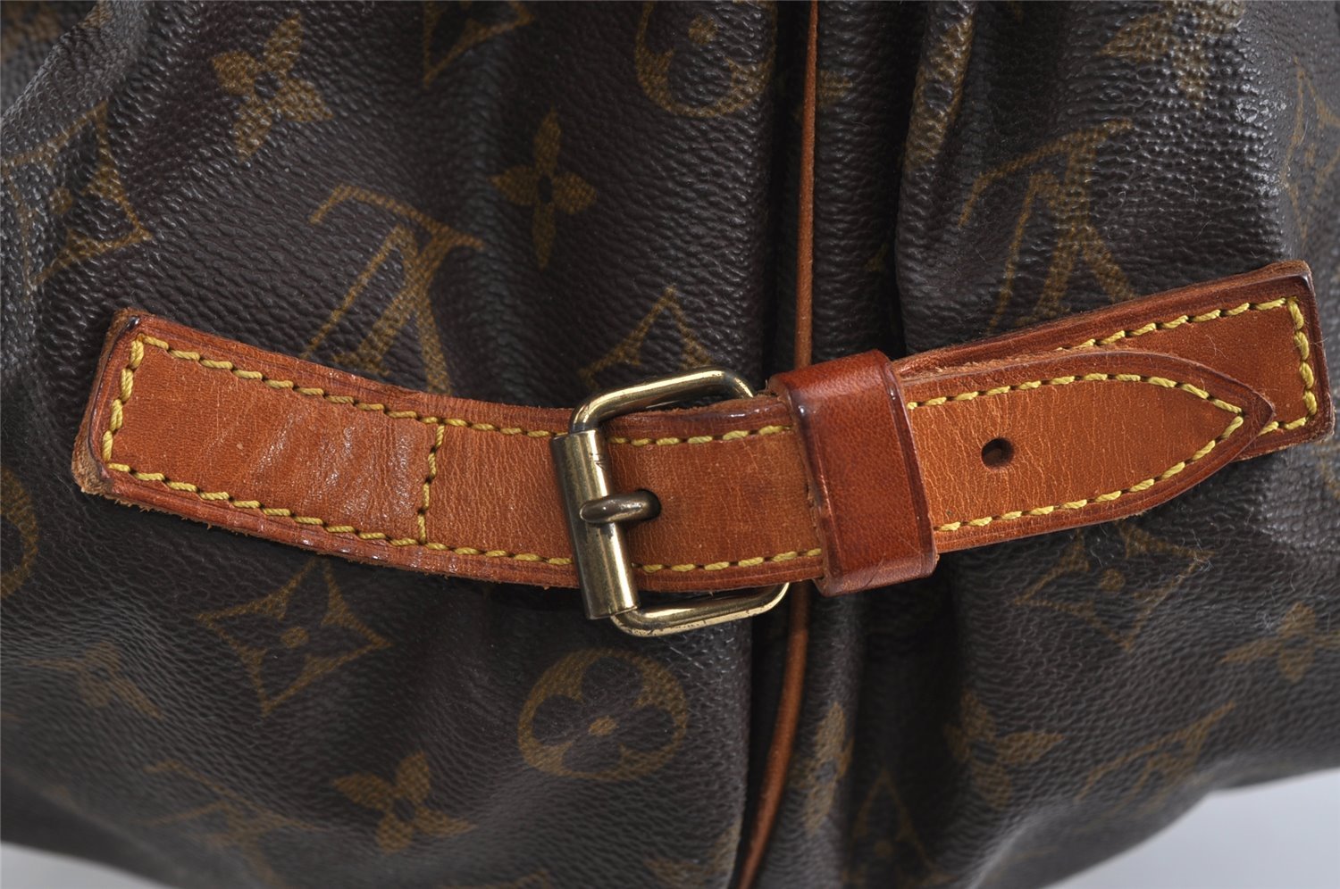 Authentic Louis Vuitton Monogram Saumur 35 Shoulder Cross Bag M42254 LV 1300I