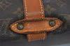 Authentic Louis Vuitton Monogram Saumur 35 Shoulder Cross Bag M42254 LV 1300I