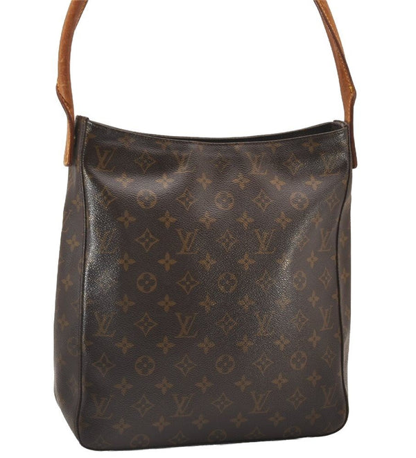 Authentic Louis Vuitton Monogram Looping GM Shoulder Bag M51145 LV 1301I