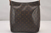Authentic Louis Vuitton Monogram Looping GM Shoulder Bag M51145 LV 1301I