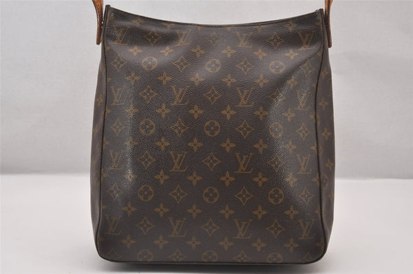 Authentic Louis Vuitton Monogram Looping GM Shoulder Bag M51145 LV 1301I
