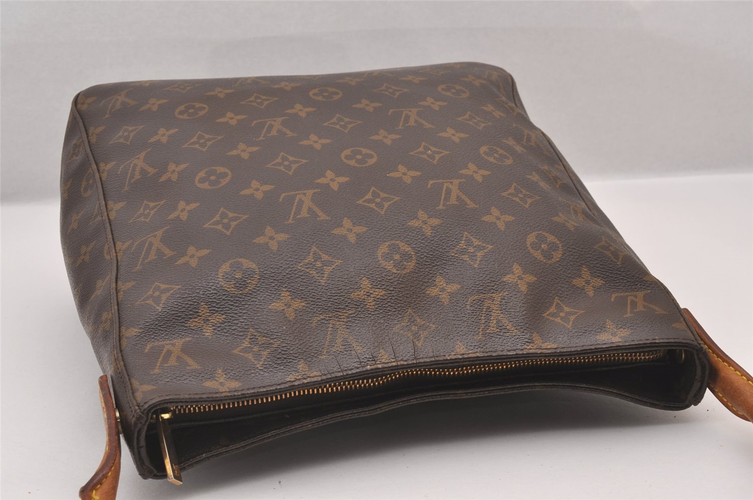 Authentic Louis Vuitton Monogram Looping GM Shoulder Bag M51145 LV 1301I