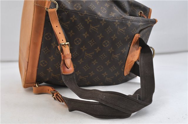 Authentic Louis Vuitton Monogram Montsouris GM Backpack M51135 LV 1302D