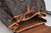 Authentic Louis Vuitton Monogram Montsouris GM Backpack M51135 LV 1302D