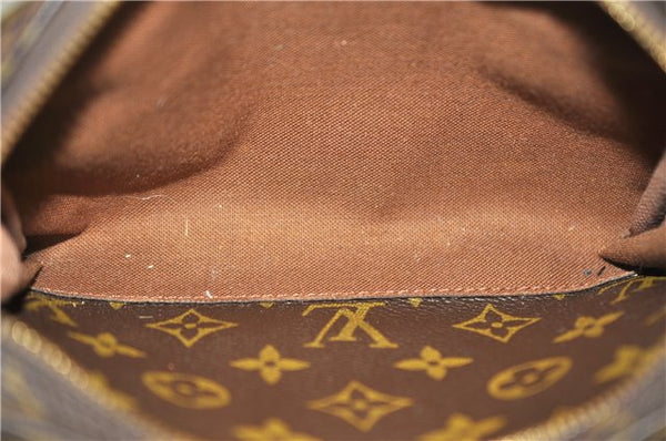 Authentic Louis Vuitton Monogram Montsouris GM Backpack M51135 LV 1302D