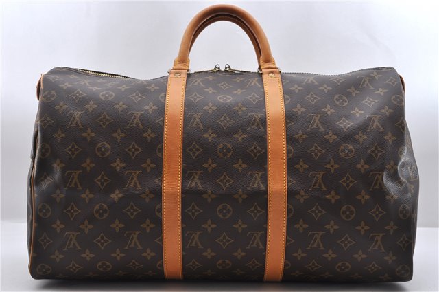 Authentic Louis Vuitton Monogram Keepall 50 Boston Bag M41426 LV 1303D