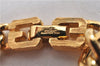 Authentic GIVENCHY Vintage Rhinestone Chain Bracelet Gold Tone 1304G