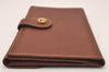 Authentic GUCCI Vintage Long Wallet Purse Leather Brown 1306I