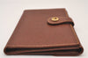 Authentic GUCCI Vintage Long Wallet Purse Leather Brown 1306I