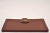 Authentic GUCCI Vintage Long Wallet Purse Leather Brown 1306I