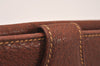 Authentic GUCCI Vintage Long Wallet Purse Leather Brown 1306I