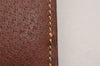 Authentic GUCCI Vintage Long Wallet Purse Leather Brown 1306I