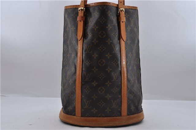 Authentic Louis Vuitton Monogram Bucket GM Shoulder Bag M42236 LV 1307D