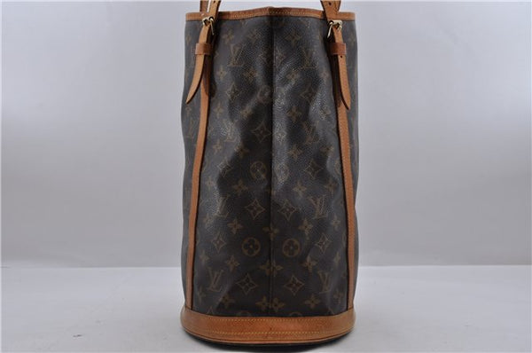 Authentic Louis Vuitton Monogram Bucket GM Shoulder Bag M42236 LV 1307D