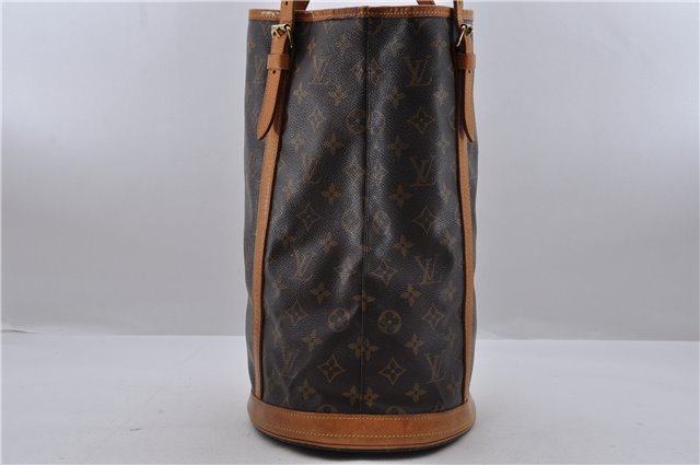 Authentic Louis Vuitton Monogram Bucket GM Shoulder Bag M42236 LV 1307D