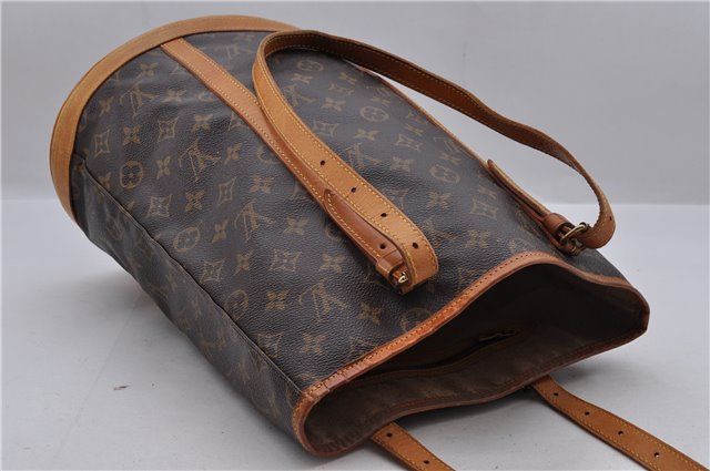 Authentic Louis Vuitton Monogram Bucket GM Shoulder Bag M42236 LV 1307D