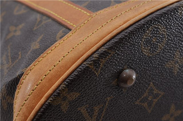 Authentic Louis Vuitton Monogram Bucket GM Shoulder Bag M42236 LV 1307D