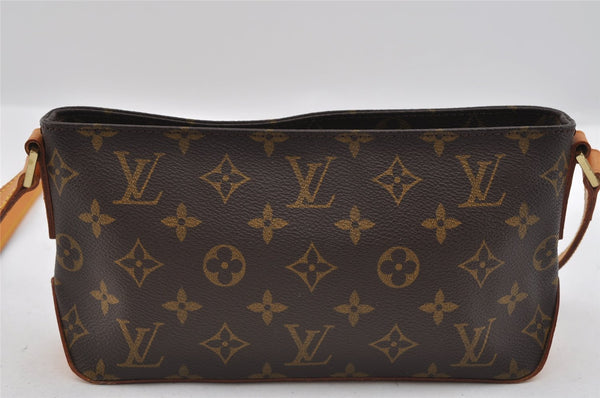Authentic Louis Vuitton Monogram Trotteur Shoulder Cross Bag M51240 LV 1307I