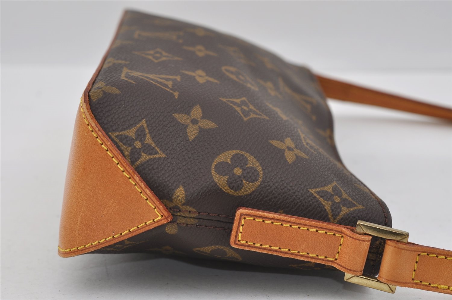 Authentic Louis Vuitton Monogram Trotteur Shoulder Cross Bag M51240 LV 1307I