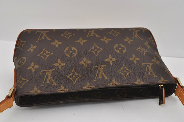 Authentic Louis Vuitton Monogram Trotteur Shoulder Cross Bag M51240 LV 1307I