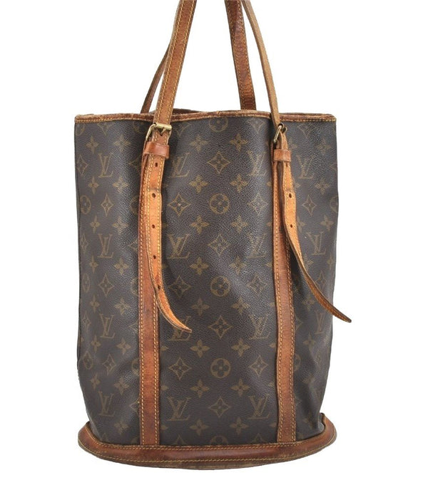 Authentic Louis Vuitton Monogram Bucket GM Shoulder Tote Bag Old Model LV 1308I