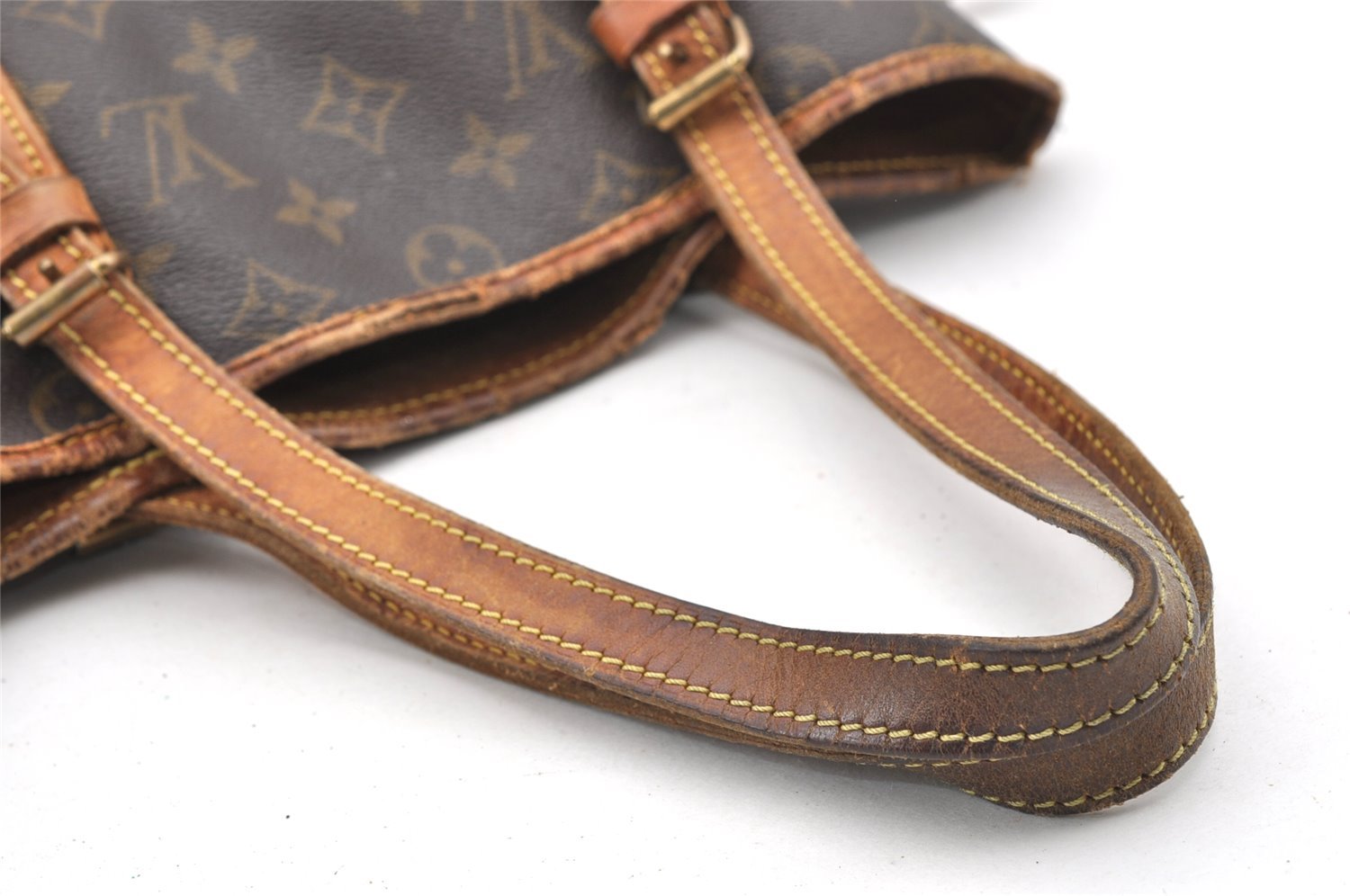 Authentic Louis Vuitton Monogram Bucket GM Shoulder Tote Bag Old Model LV 1308I