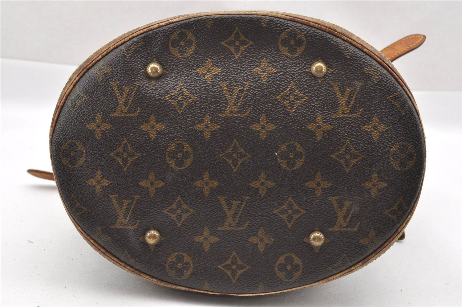 Authentic Louis Vuitton Monogram Bucket GM Shoulder Tote Bag Old Model LV 1308I