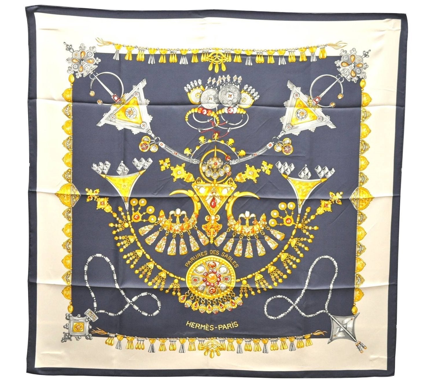 Authentic HERMES Carre 90 Scarf 