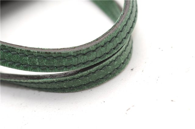 Authentic GUCCI Tote Hand Bag Purse GG PVC Leather 117551 Brown Green 1310F