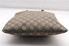 Authentic GUCCI Tote Hand Bag Purse GG PVC Leather 117551 Brown Green 1310F