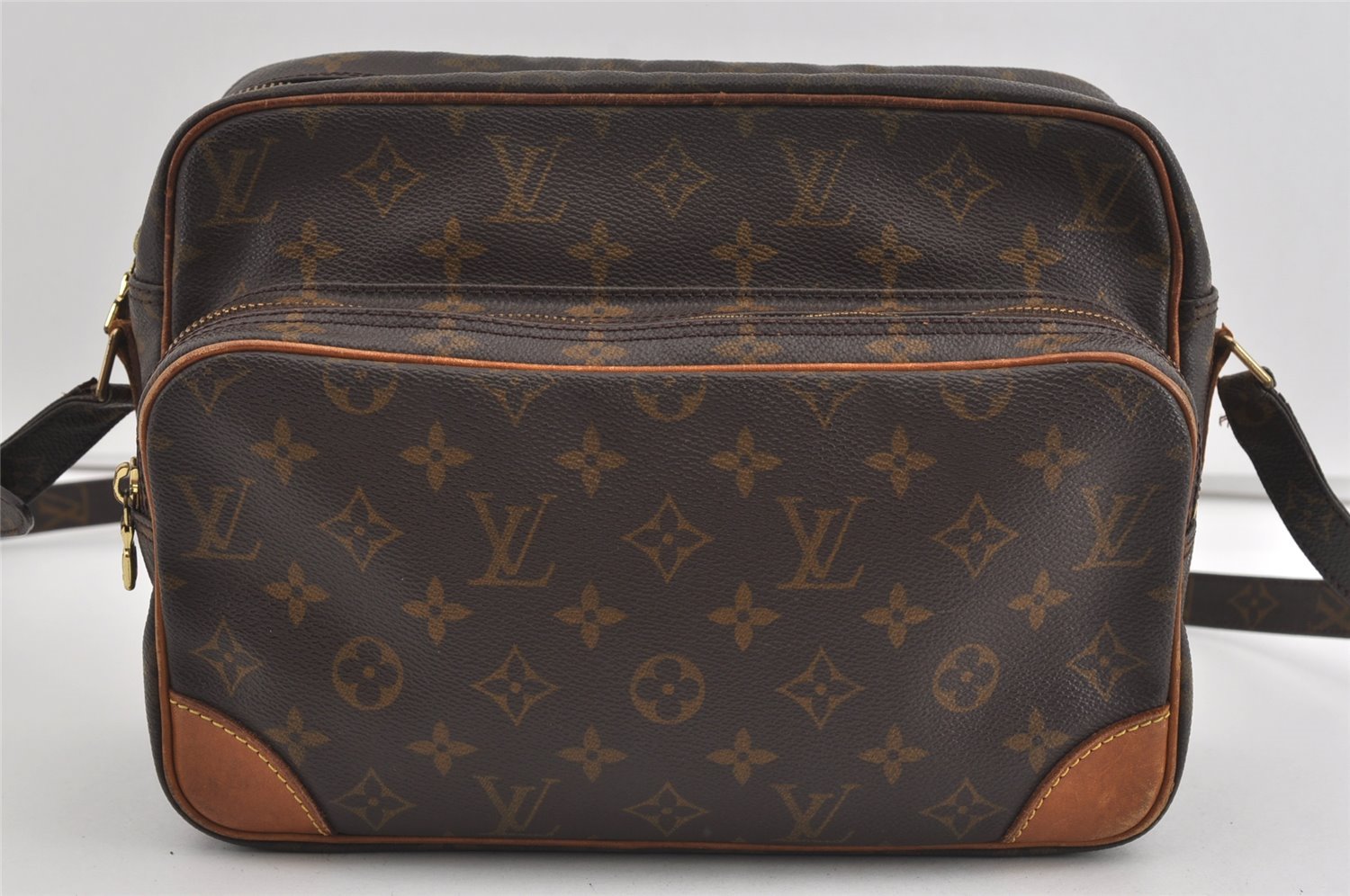 Authentic Louis Vuitton Monogram Nile Shoulder Cross Body Bag M45244 LV 1310I