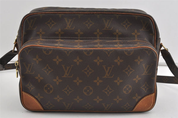 Authentic Louis Vuitton Monogram Nile Shoulder Cross Body Bag M45244 LV 1310I