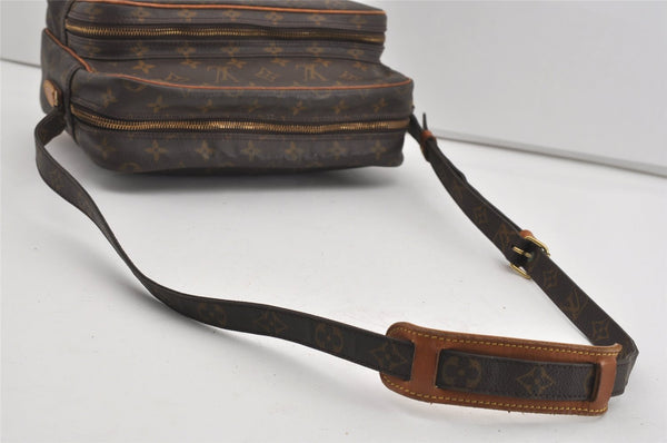 Authentic Louis Vuitton Monogram Nile Shoulder Cross Body Bag M45244 LV 1310I