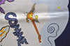 Authentic HERMES Carre 90 Scarf "LIBRE COMME L'ANGE" Silk Navy Box 1311D