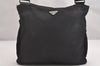 Authentic PRADA Nylon Saffiano Leather Shoulder Cross Body Bag Black 1311I