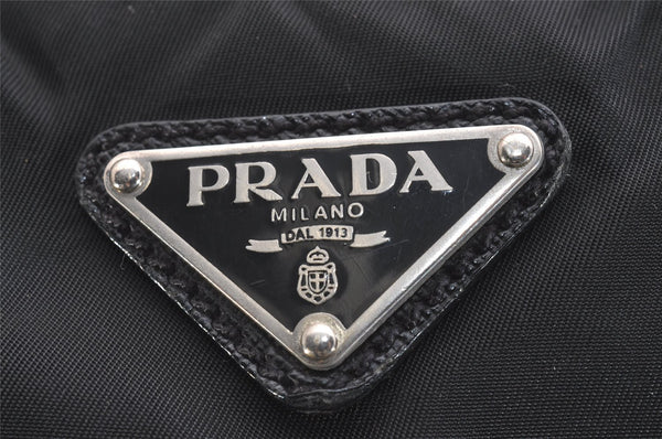 Authentic PRADA Nylon Saffiano Leather Shoulder Cross Body Bag Black 1311I